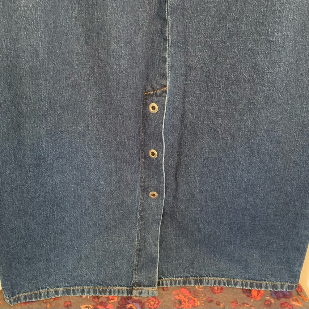 Vintage Northwest Blue Denim Midi Skirt - Picture 7 of 10
